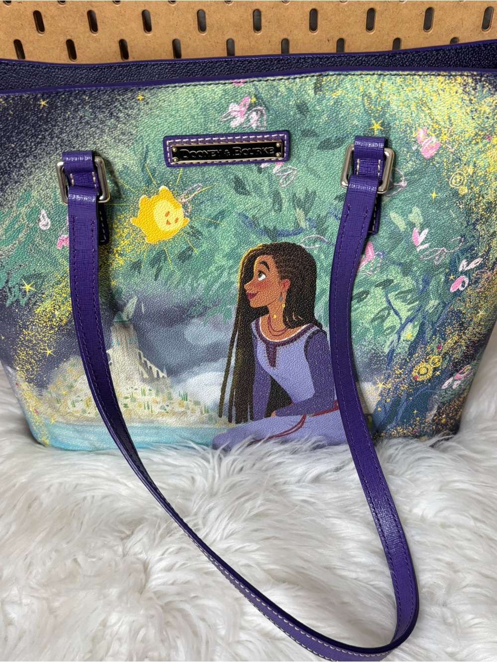 Dooney & Bourke Purple Illustrated Tote Bag - Women